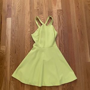 Elizabeth and James Citrine Yellow Dress